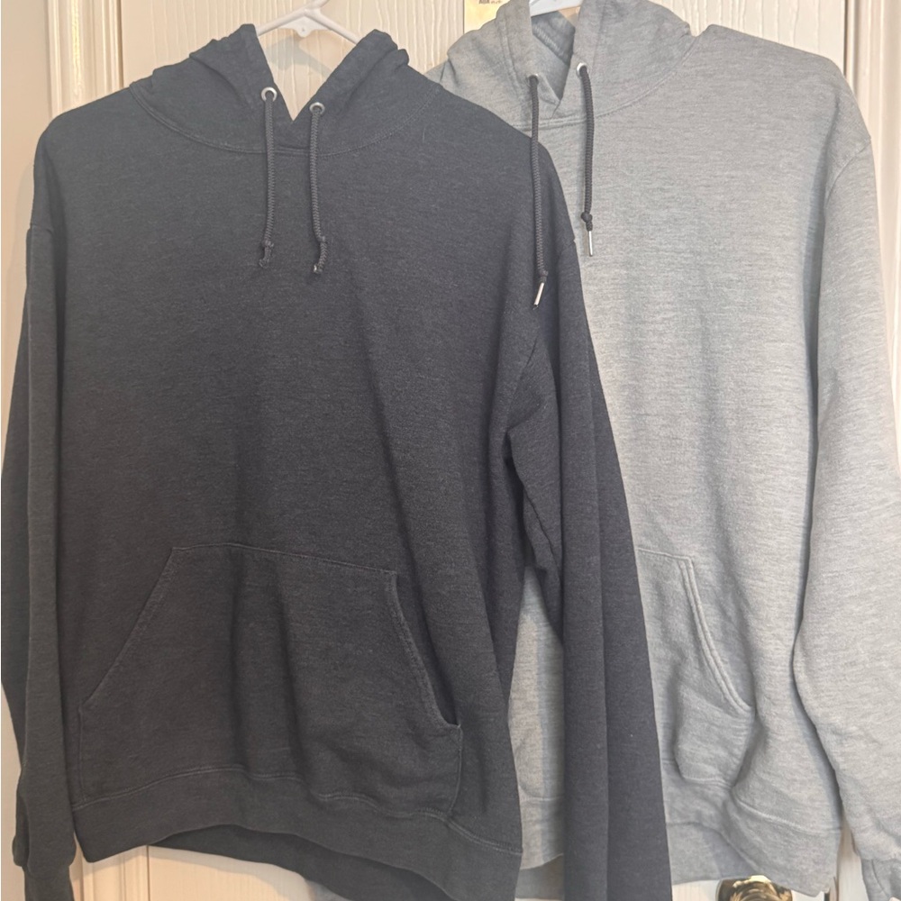 Fruit of the Loom Black and Gray Sweatshirts Casual Comfort